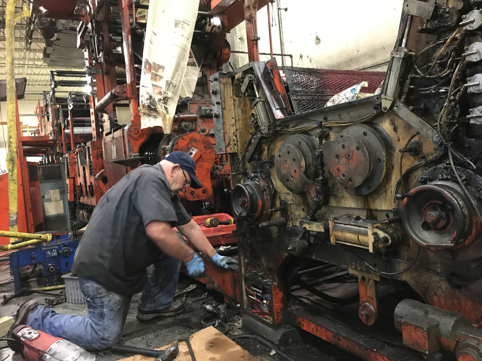 Press removal